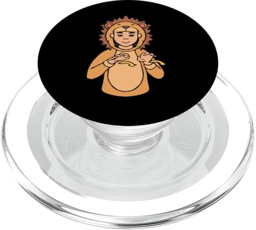 Löwe ASL Handgesten Gehörlose Hörverlust Gebärdensprache PopSockets PopGrip für MagSafe von Deaf Pride Designs