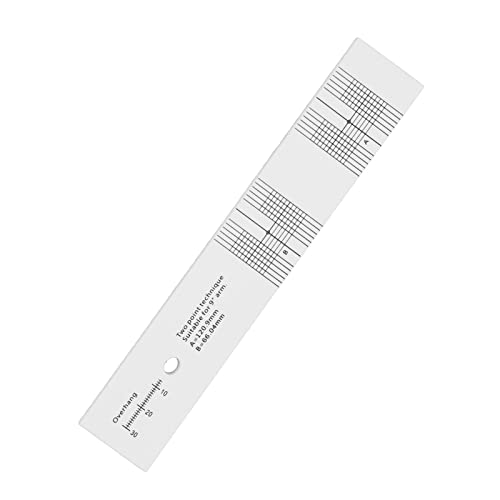 Tonabnehmer-Ausrichtungs-Winkelmesser-Werkzeug, Acryl-LP-Phono-Tonabnehmer-Stift-Ausrichtungs-Winkelmesser-Kalibrierungs-Abstands-Einstellwerkzeug Geeignet für Schallplattenspieler von Deansh