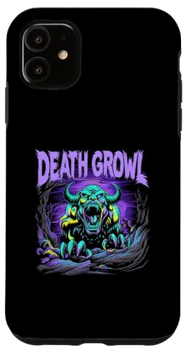 Hülle für iPhone 11 Death Growl Blegh Black Metal Deathcore Metalcore Ironisch von Death Growl Deathcore Black Metal Breakdown Design