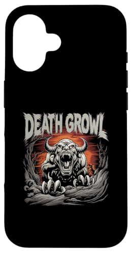 Hülle für iPhone 16 Death Growl Blegh Black Metal Deathcore Metalcore Ironisch von Death Growl Deathcore Black Metal Breakdown Design