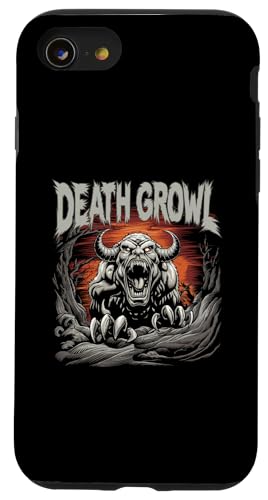 Hülle für iPhone SE (2020) / 7 / 8 Death Growl Blegh Black Metal Deathcore Metalcore Ironisch von Death Growl Deathcore Black Metal Breakdown Design