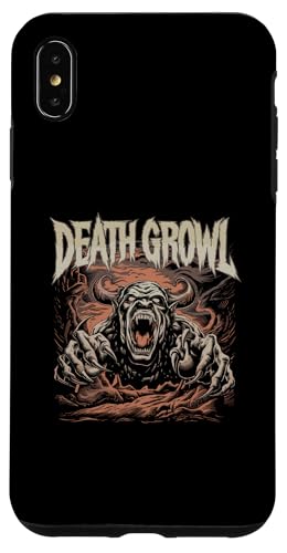 Hülle für iPhone XS Max Death Growl Blegh Black Metal Deathcore Metalcore Ironisch von Death Growl Deathcore Black Metal Breakdown Design