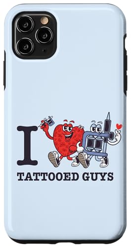 Hülle für iPhone 11 Pro Max I Love Tattooed Guys von Death & Friends (Casual)