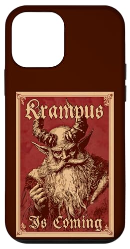 Hülle für iPhone 12 mini Merry Creepmas Hail Santa - Evil Krampus is Coming von Death & Friends (Casual)