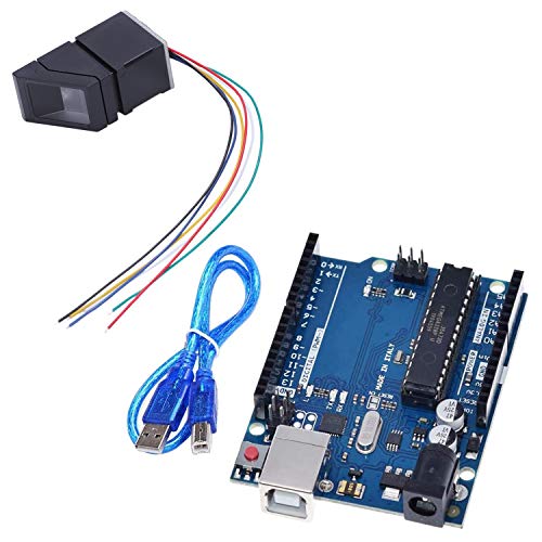 Decqerbe R307 Kapazitiver Fingerabdruckleser / Modul mit ATmega328P Entwicklungsplatine Atmega16U2 Board Modul mit USB-Kabel von Decqerbe