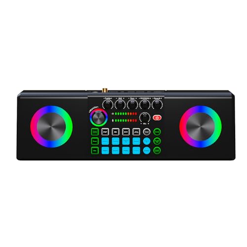 Decqerbe S169 Karaoke Lautsprecher Multifunktionale Soundkartenmaschine zum Singen von Bluetooth Live Broadcast Lautsprecher von Decqerbe