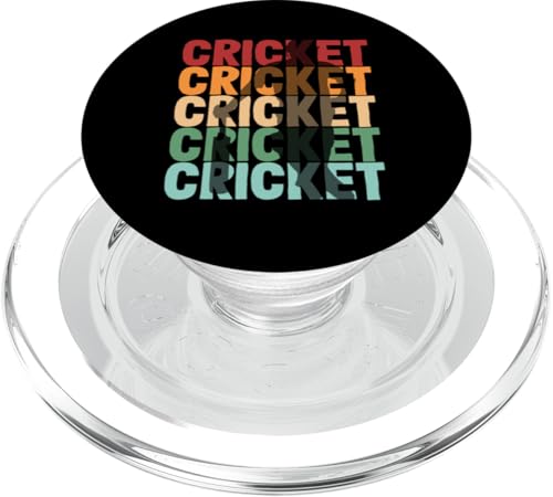 Cricketspieler Retro Cricket Vibes PopSockets PopGrip für MagSafe von Dedicated Cricket Players and Enthusiasts