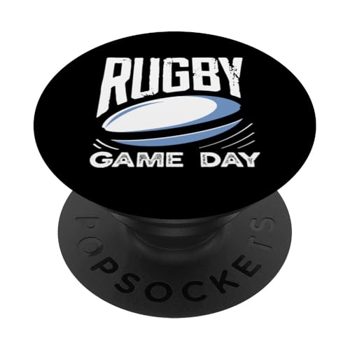 Rugbyspieler Game Day Rugby-Enthusiast PopSockets Klebender PopGrip von Dedicated Rugby Players and Enthusiasts