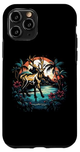 Hülle für iPhone 11 Pro Hirsch Wald Wildlife von Deer Buck Retro Hunting Designs