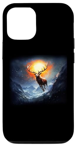 Hülle für iPhone 13 Pro Hirsch Wald Wildlife von Deer Buck Retro Hunting Designs