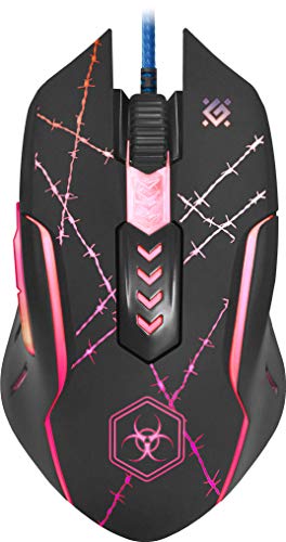 DEFENDER RGB Gaming Maus - Forced GM-020L - 3200dpi - Kabel-USB incl. Mauspad von Defender