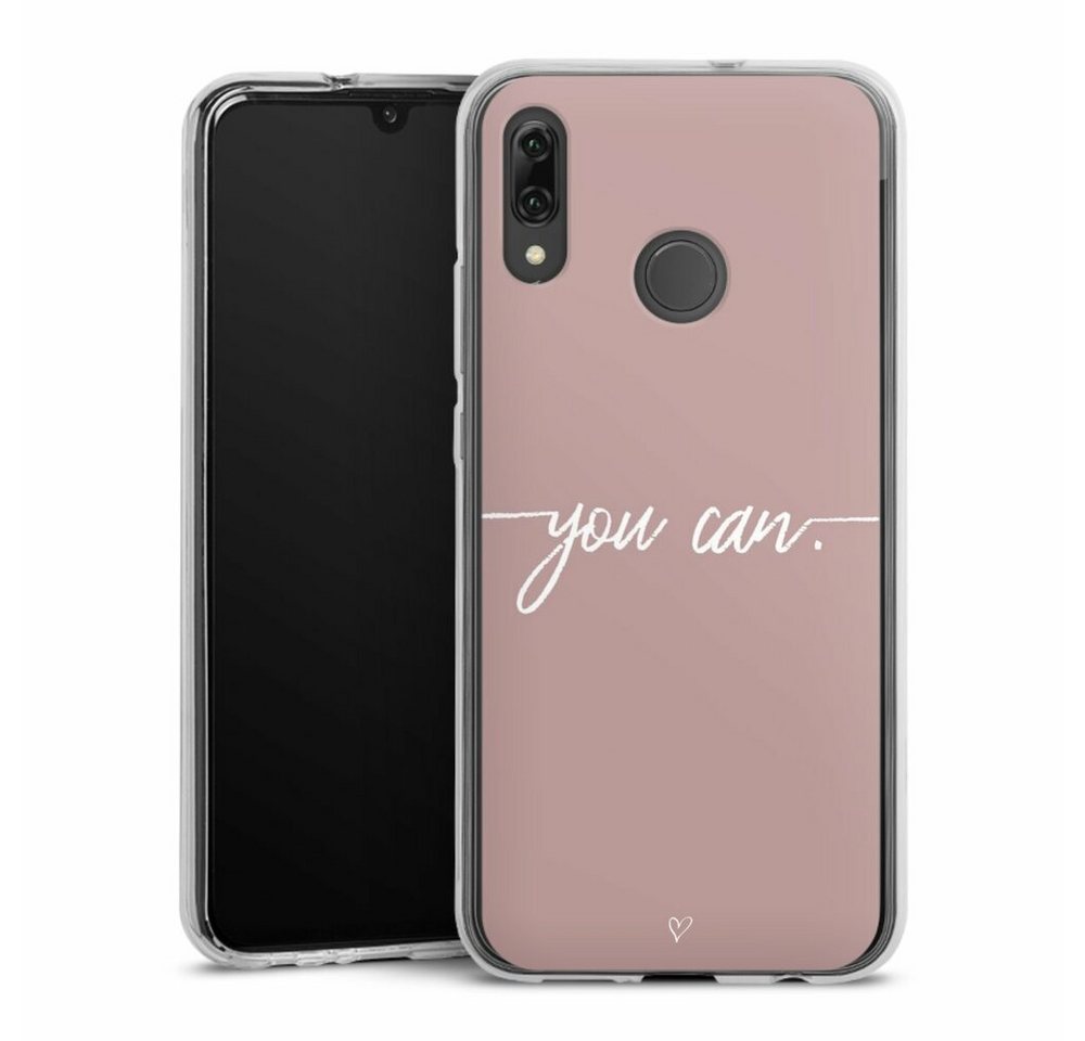 DeinDesign Handyhülle Spruch Sprüche Motivation You Can, Huawei Honor 10 Lite Silikon Hülle Bumper Case Handy Schutzhülle von DeinDesign