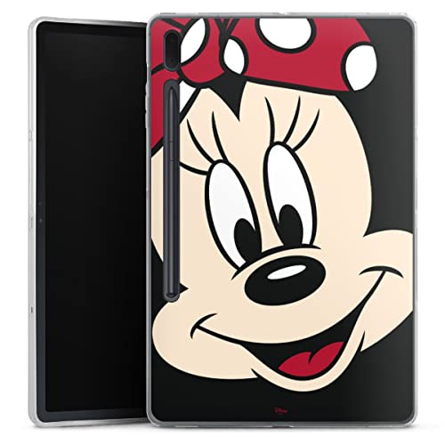 Silikon Hülle kompatibel mit Samsung Galaxy S7 FE 2021 Tab Case Tablet Hülle Minnie Mouse Disney Offizielles Lizenzprodukt von DeinDesign