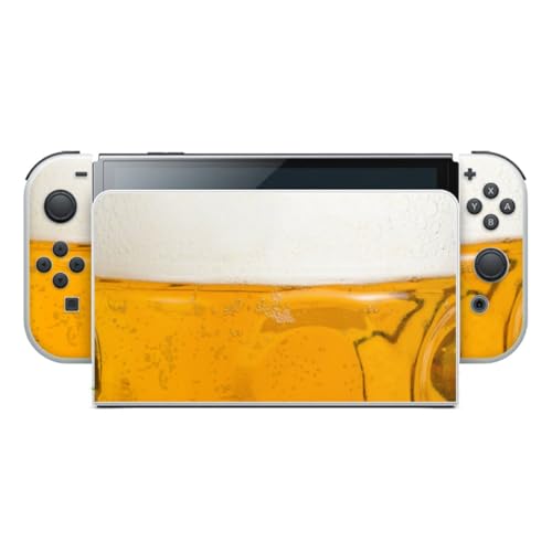 DeinDesign Skin kompatibel mit Nintendo Switch OLED Folie Sticker Bier Glas Volksfeste von DeinDesign