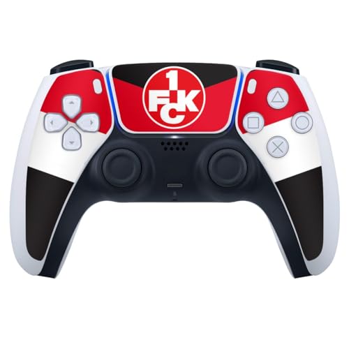 DeinDesign Skin kompatibel mit Sony Playstation 5 Controller Folie Sticker 1. FC Kaiserslautern 1. FCK Fußball von DeinDesign