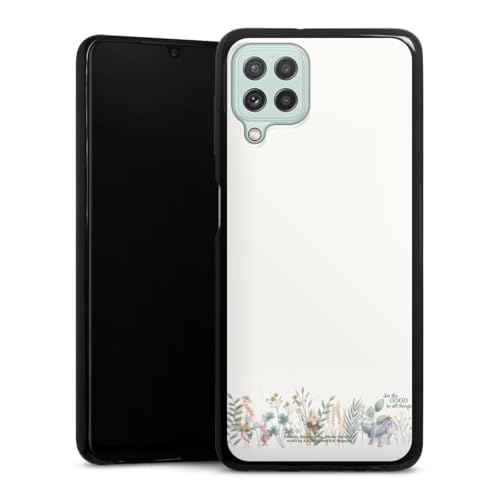 DeinDesign Slim Case extra dünn kompatibel mit Samsung Galaxy A22 4G Silikon Handyhülle schwarz Hülle Winnie Puuh Disney Eukalyptus von DeinDesign