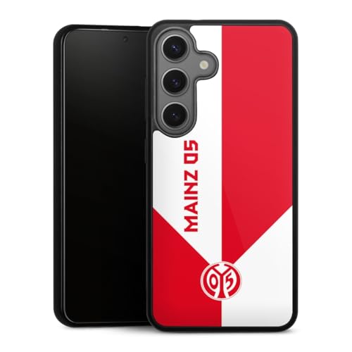 Gallery Case kompatibel mit Samsung Galaxy S25 Handyhülle 9H Gehärtetes Glas Rückseite Hülle Offizielles Lizenzprodukt 1. FSV Mainz 05 E.V. Bundesliga von DeinDesign