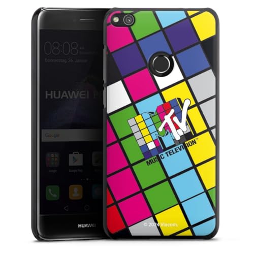 Hard Case kompatibel mit Huawei Honor 8 Lite Schutzhülle schwarz Smartphone Backcover MTV Music Televison Offizielles Lizenzprodukt Fanartikel von DeinDesign