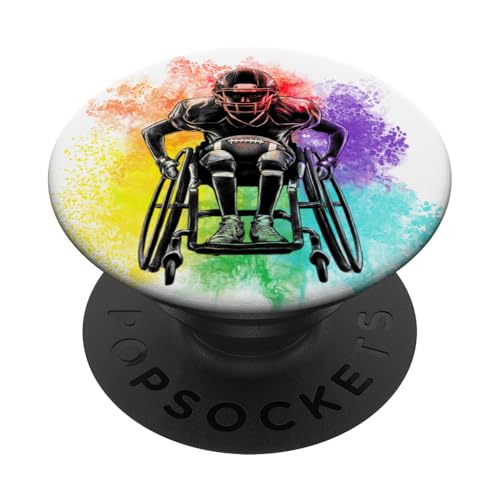 FUSSBALL ROLSTUHL PopSockets mit austauschbarem PopGrip von Delightfully Different World