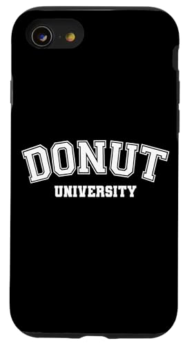 Hülle für iPhone SE (2020) / 7 / 8 DONUT-UNIVERSITÄT von Delightfully Different World