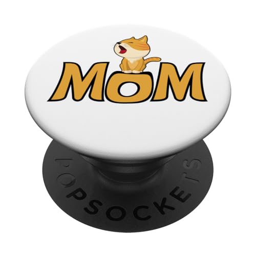 Katze Mama PopSockets Klebender PopGrip von Delightfully Different World