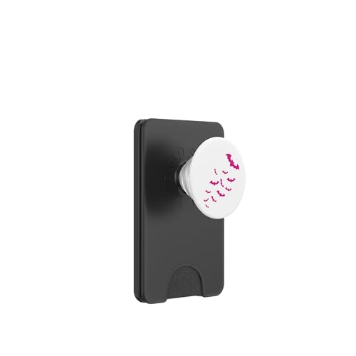 Pinke Halloween-Fledermäuse PopSockets PopWallet für MagSafe von Delightfully Different World