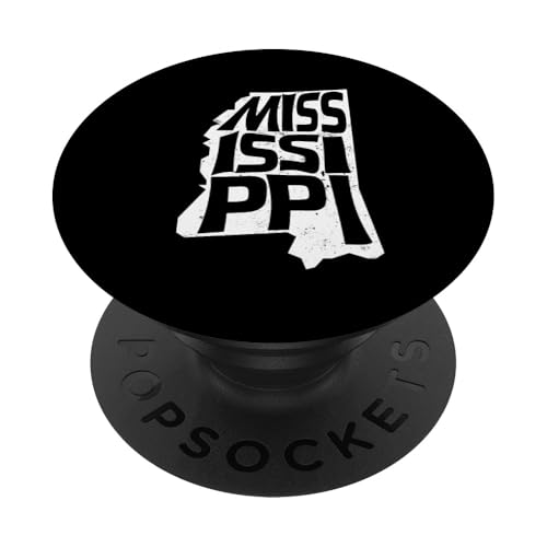 Vintage-Mississippi-Fußballspieltag PopSockets mit austauschbarem PopGrip von Delightfully Different World