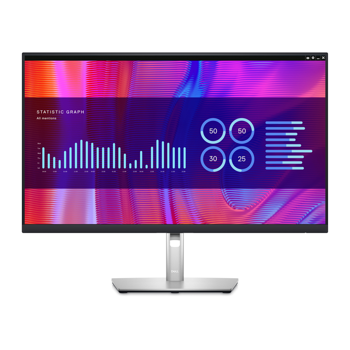 DELL P2723DE Office Monitor - IPS, QHD, Höhenverstellung, USB-C von Dell