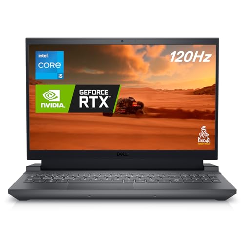 Dell G Series 5530 Gaming Laptop 15.6 FHD Display, Intel Core i5-13450HX, 16 GB DDR5 RAM, 512 GB SSD, NVIDIA GeForce RTX 3050 6 GB GDDR6, Windows 11 Home - Dark Shadow Grey von Dell