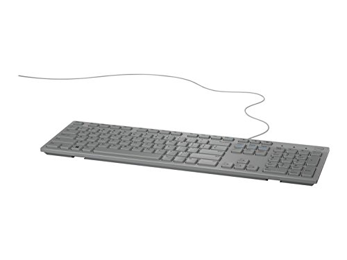 Dell KB216, Wired, Multimedia Tastatur, German (QWERTZ), grau von Dell