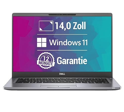 Dell Latitude 7400 14 Zoll Full HD Laptop Intel Core i5-8365U@ bis zu 4,1 GHz 8 GB 512 GB SSD mit Windows 11 Pro & GRATIS Antiviren-Software HDMI inkl. 12 Monate Garantie (Generalüberholt) von Dell