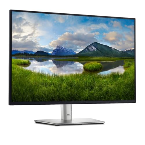 Dell P2425 24 Zoll WUXGA (1920x1200) 16:10 Monitor, 100Hz, IPS, 5ms, 99% sRGB, USB-C, DisplayPort, HDMI, VGA, 4X USB, 3 Jahre Garantie, Schwarz von Dell