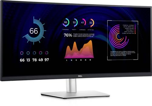 Dell P3424WE LED-Monitor EEK F (A - G) 86.4cm (34 Zoll) 3440 x 1440 Pixel 21:9 5 ms HDMI®, DisplayP von Dell