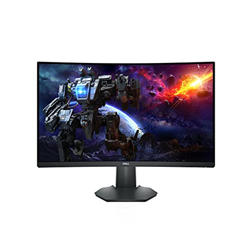 Dell S2722DGM 27 Zoll QHD (2560x1440) 1500R Curved Gaming Monitor, 165Hz, VA, 1ms MPRT, AMD FreeSync Premium, 99% sRGB, DisplayPort, 2x HDMI, 3 Jahre Garantie, Schwarz von Dell