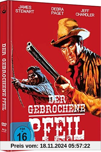 Der gebrochene Pfeil - Limited Mediabook (in Lederoptik+in HD neu abgetastet, Blu-ray+DVD+Booklet) von Delmer Daves