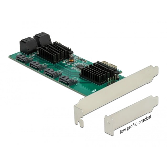 8 Port SATA PCI Express x1 Karte, Controller von Delock