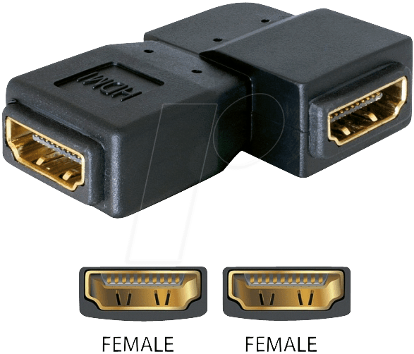 AD HDMI BBLG - Adapter, HDMI Buchse auf HDMI Buchse von Delock