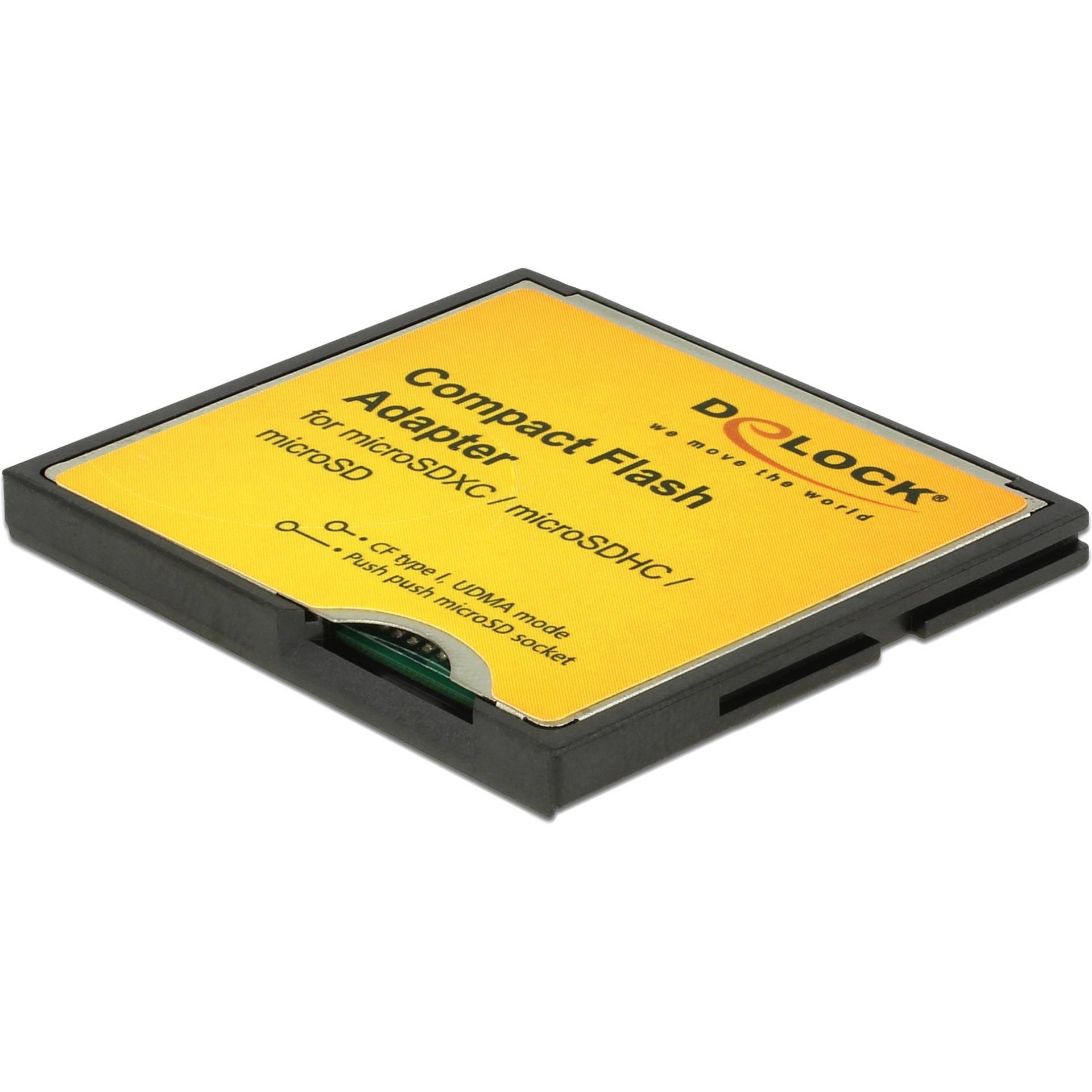 Adapter CF I zu micro SDHC, Kartenleser von Delock