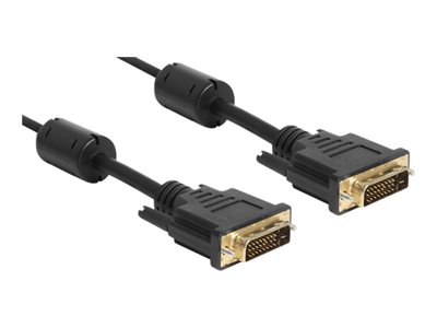 DELOCK DVI Kabel DVI(24+1) -> DVI(24+1) St/St 2.00m Gold von Delock