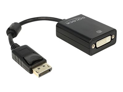 DELOCK Displayport Adapter DP -> DVI(24+5) St/Bu schwarz von Delock