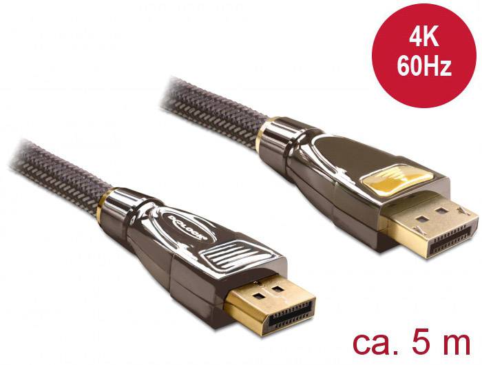 DELOCK Displayport Kabel DP -> DP St/St 5.00m 4K Premium von Delock