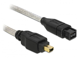 DELOCK FireWire-Kabel FW400 4Pin -> FW800 9Pin St/St 1.00m von Delock