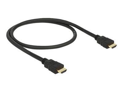 DELOCK HDMI Kabel Ethernet A -> A St/St 0.50m 4K Gold von Delock