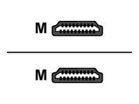 DELOCK HDMI Kabel Ethernet A -> A St/St 3.00m 90° oben 4K von Delock