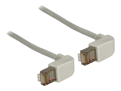 DELOCK Patchkabel gewinkelt RJ45 S/FTP Cat5e 0.50m grau DELOCK Patchkabel gewinkelt RJ45 S/FTP Cat5e 0.50m grau von Delock