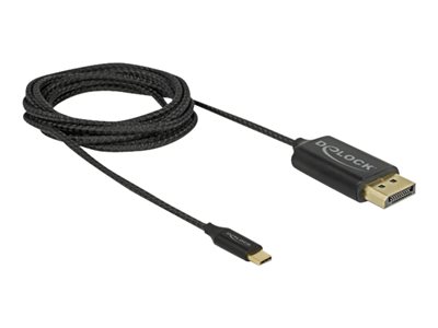 DELOCK USB Type-C > DisplayPort (DP Alt Mode) 2m koaxial von Delock