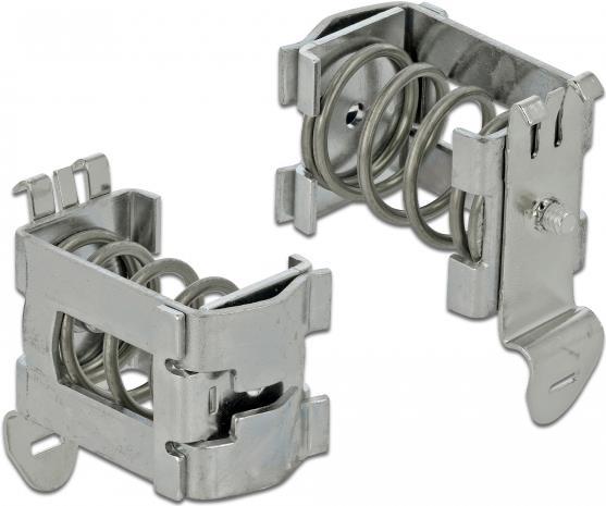 DeLOCK Shield Clamp - Kabelklammer - DIN schienenmontierbar (66442) von Delock