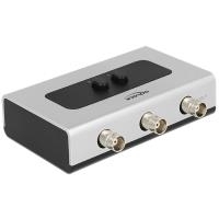 DeLock Switch BNC 2 port manual bidirectional - Video-Schalter - 2 x Composite Video - Desktop (87669) von Delock