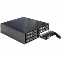 Delock 5.25? Wechselrahmen f�r 6 x 2.5? SATA HDD / SSD (47221) von Delock