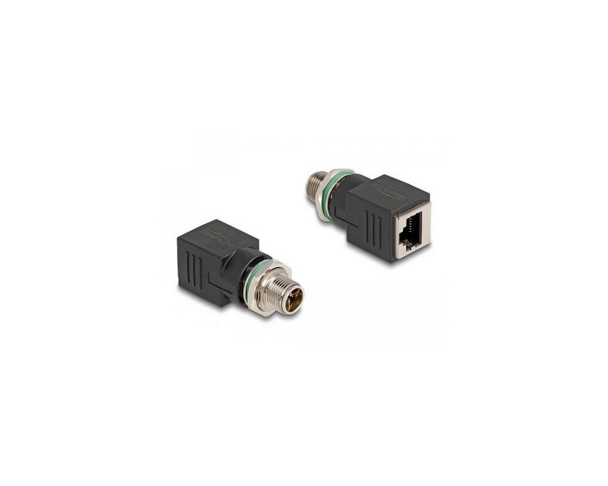 Delock 60065 - M12 Adapter X-kodiert 8 Pin Stecker zu RJ45... Computer-Kabel, M12 8 Pin X-kodiert, M12 von Delock